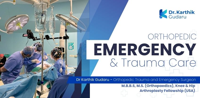 Orthopedic Emergency Doctor Dr Karthik Gudaru in Hyderabad